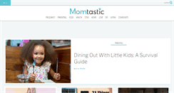 Desktop Screenshot of momtastic.com